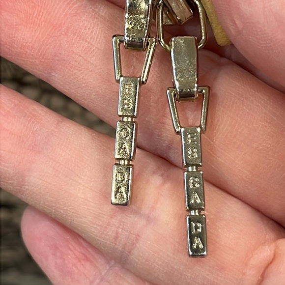 Escada Exquisite Leather Jacket Silk Lining - Picture 9 of 15